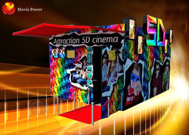 Διαλογικό θέατρο κινηματογράφων καμπινών 5D παιχνιδιών με την πολυ έδρα κινηματογράφων λειτουργίας
