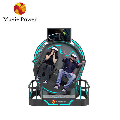 Πάρκο διασκέδασης 9D VR προσομοιωτής 2 θέσεις Κέρμα λειτουργούν VR παιχνίδια Πτητικό θέατρο AR MR ψυχαγωγία