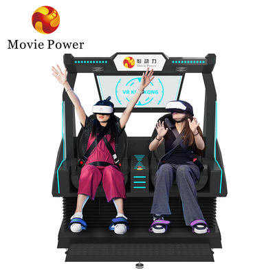 5.0KW 9d VR Cinema 2 θέσεις Roller Coaster Vr Chair Arcade 4d 8d Εικονικός προσομοιωτής πραγματικότητας με λήψη