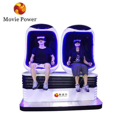 2 παίκτες Εικονική Πραγματικότητα 9d Egg Chair Vr Roller Coaster Παιχνίδι Μηχανή