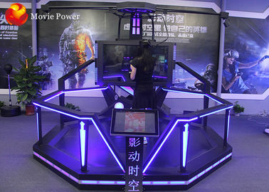HTC Vive 9D VR που στέκεται τη διαστημική μηχανή παιχνιδιών πλατφορμών 9D VR VR με τα γυαλιά HTC