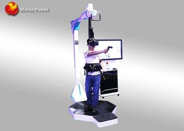 SGS που στέκεται επάνω Treadmill εικονικής πραγματικότητας 9D VR τα παιχνίδια προσομοιωτών πυροβολισμού κινήσεων