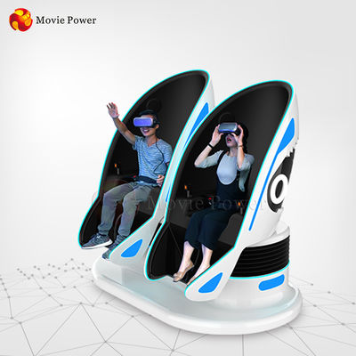 Δύο προαιρετικός εξοπλισμός κινηματογράφων τυχερού παιχνιδιού VR 9d εικονικής πραγματικότητας καθισμάτων