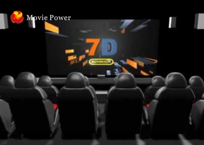 Καθίσματα θεάτρων κινήσεων κινηματογράφων/μουσείων 4D με το πίσω σπρώξιμο 0