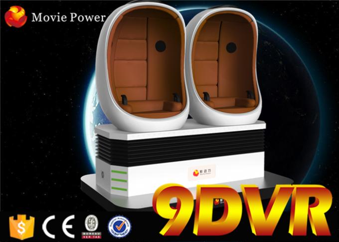 360 οπτικός κινηματογράφος παγκόσμιου 9d Vr εικονικής πραγματικότητας βαθμού με 1 μηχανή παιχνιδιών παιδιών καθισμάτων με τα διαλογικά παιχνίδια 0