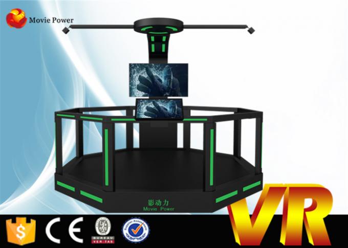 HTC VIVE 360 διαλογικός 9d προσομοιωτής παιχνιδιών 9d VR περπατήματος κινηματογράφων βαθμού για τη λεωφόρο 0