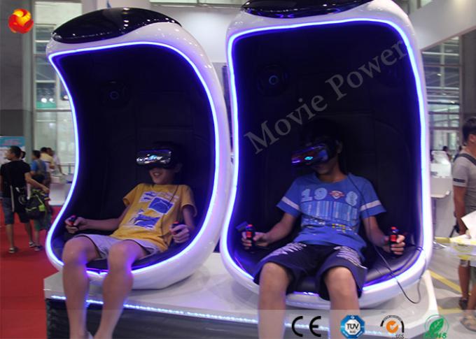 3Dof κινηματογράφος 2 πλατφορμών VR 9D κινήσεων καθίσματα με περισσότερο από 80 κινηματογράφους εικονικής πραγματικότητας 0