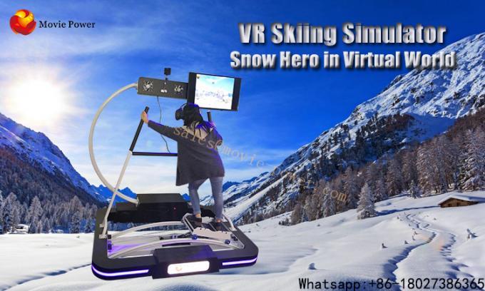 Να κάνει σκι περιπέτειας 9D Vr συσκευές τυχερού παιχνιδιού προσομοιωτών/εικονικής πραγματικότητας 0