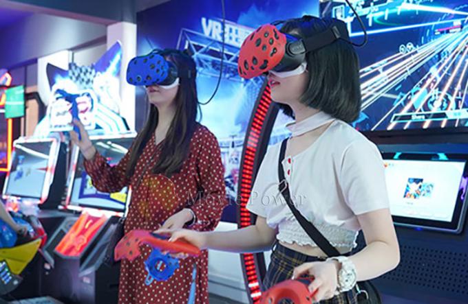 Δυναμικός VR κεντρικών τηλεοπτικός παιχνιδιών διασκέδασης εξοπλισμός παιχνιδιών κινήσεων προσομοιωτών 2