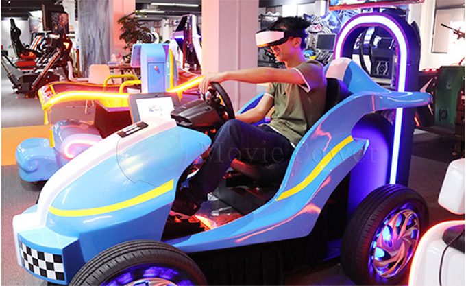Πάρκο θέασης VR Rides 9D Παιδικά Racing Game Simulator Coin Operated Car Arcade Machine 3