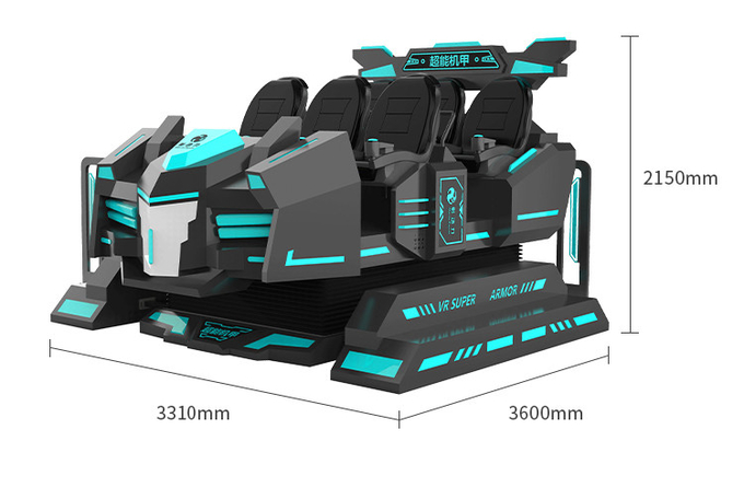 ΒΙΡ θεματικό πάρκο κινηματογράφο 9d Εικονική Πραγματικότητα Roller Coaster Simulator 6 θέσεις VR παιχνίδι μηχανή 7