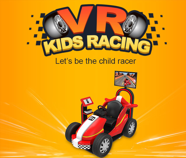 Παιδιά 9D Εικονική Πραγματικότητα Οδήγηση προσομοιωτής Πολυπαίκτη Αμαξοσπορικό Παιχνίδι για ψυχαγωγία 0