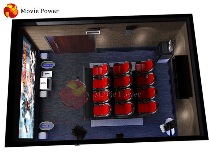 Μηχανές παιχνιδιών εξοπλισμού κινηματογράφων κραυγής Arcade 5D για το μουσείο 0