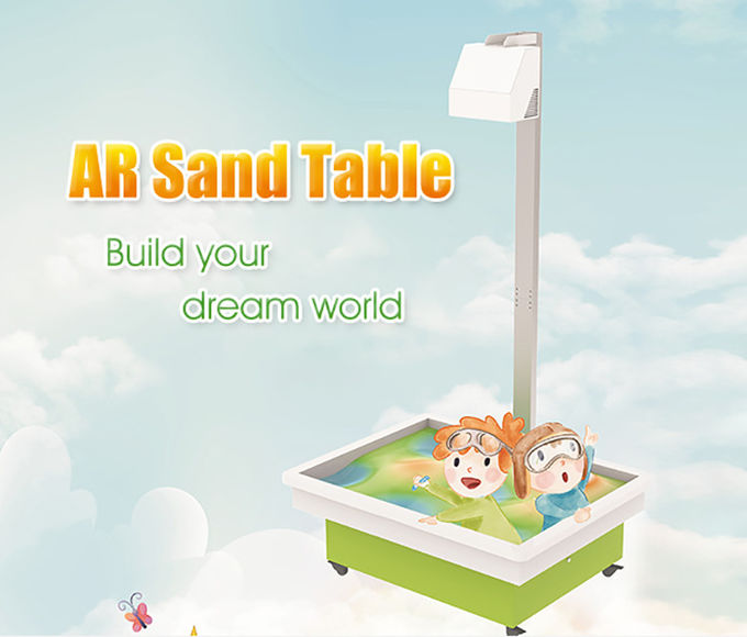 Εσωτερικό παιχνιδιών διαλογικό συστημάτων παιδιών κιβώτιο άμμου προβολής του AR διαλογικό 0