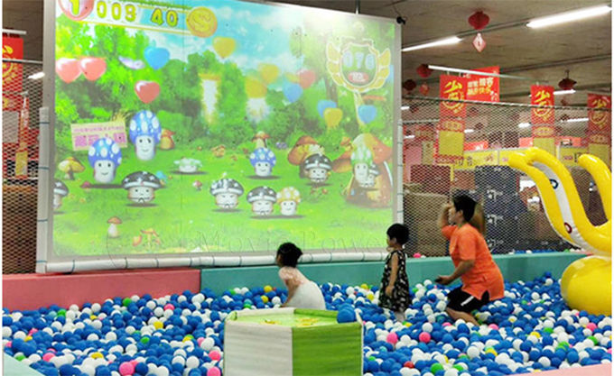 Παιδιών εσωτερικός παιδικών χαρών διαλογικός τοίχων προβολής εξοπλισμός πάρκων Vr παιχνιδιών εύκολος χρησιμοποιημένος 0